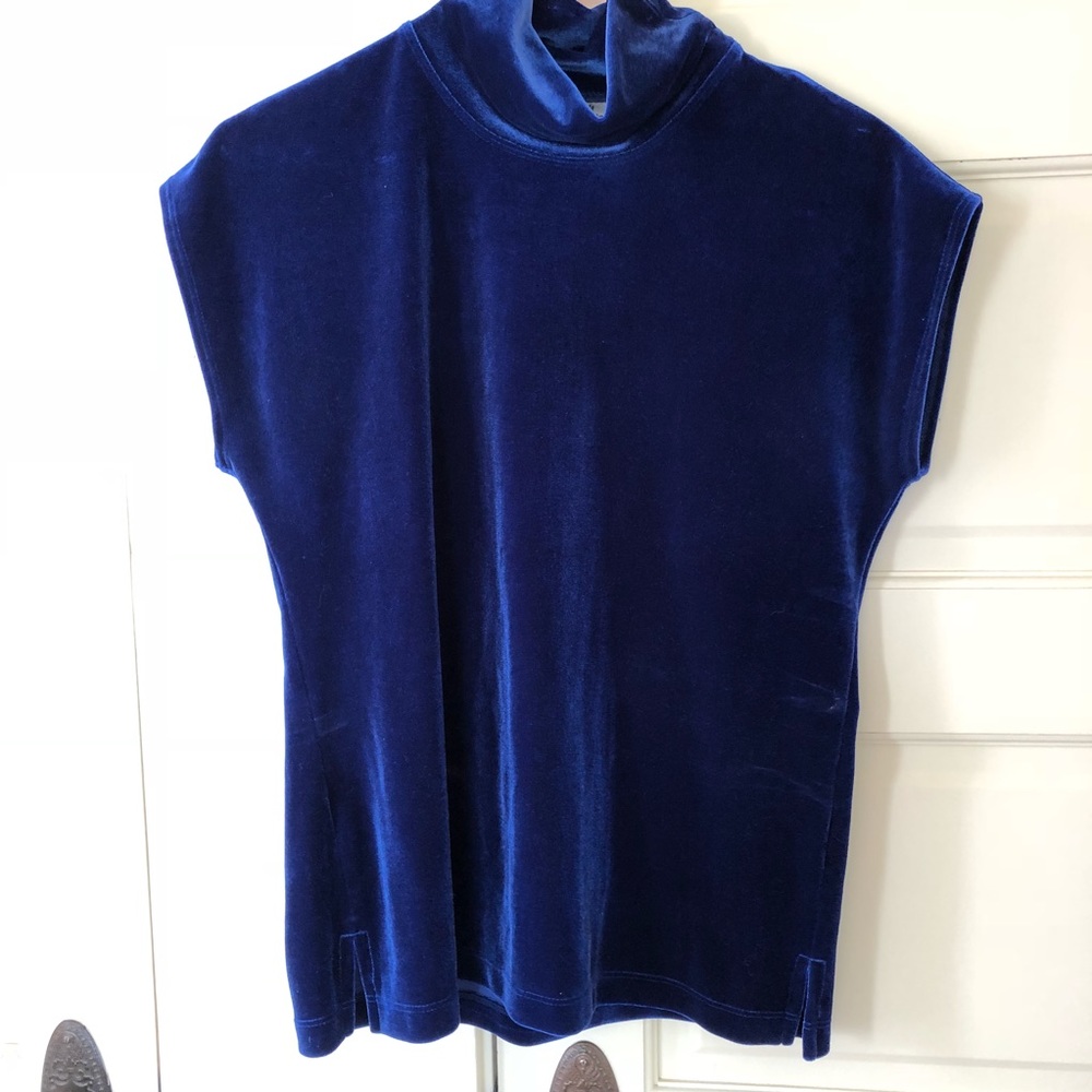 Chico’s crushes velvet blouse top